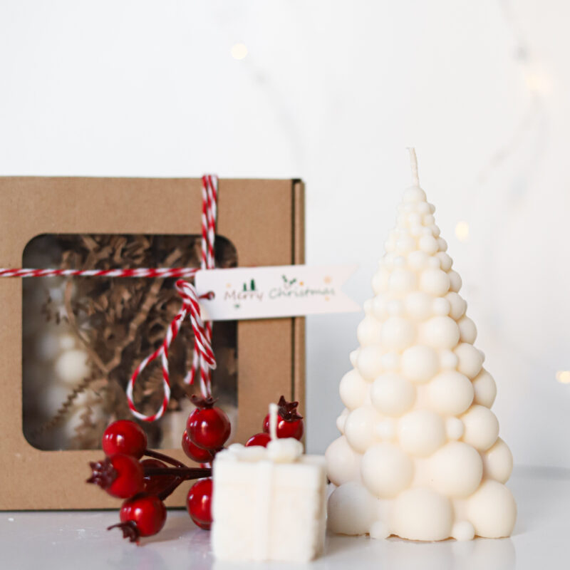 Zestaw "Choinka z prezentem"